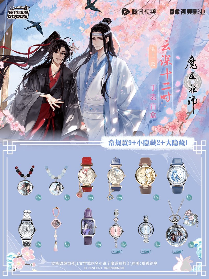 Watch Accessories - Mdzs Acg Goods Pendentif Montre L'Incurable