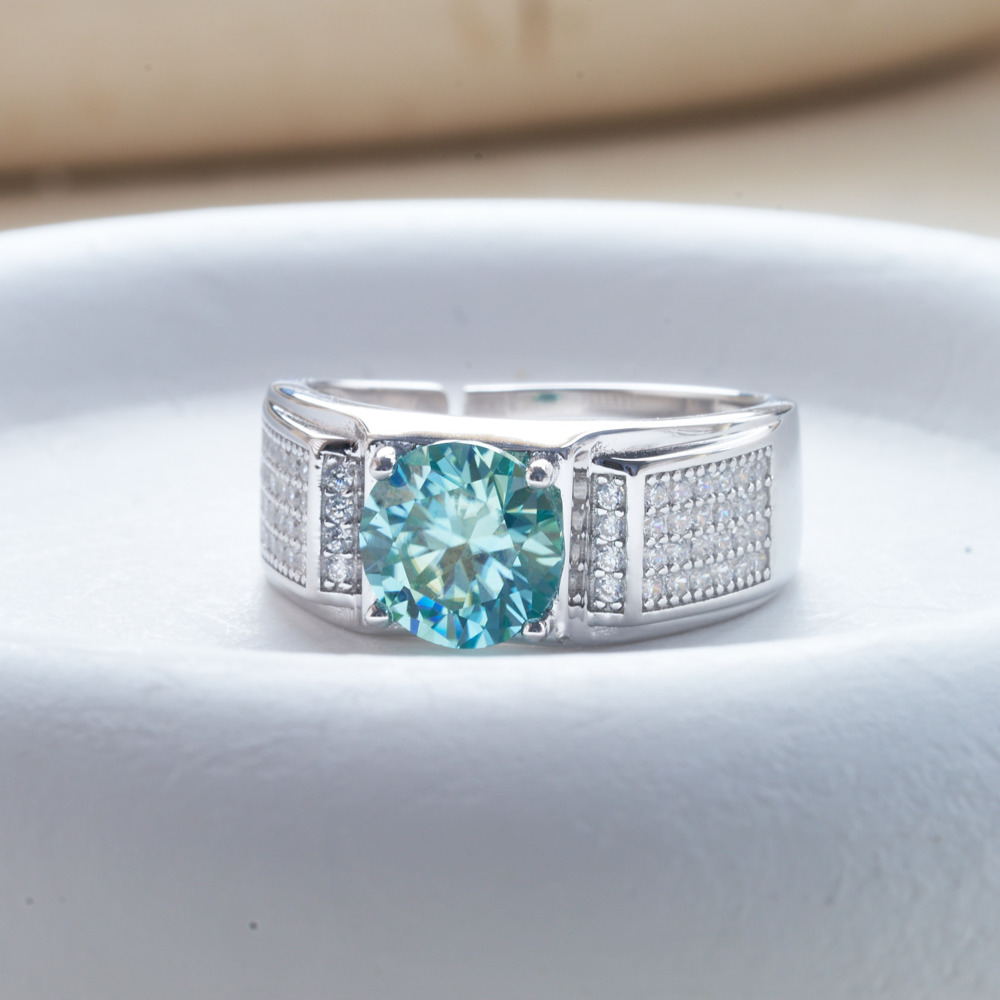 Bague Moissanite de Couleur Bl - Moissanite Engagement Ring 1 Carat avis et prix