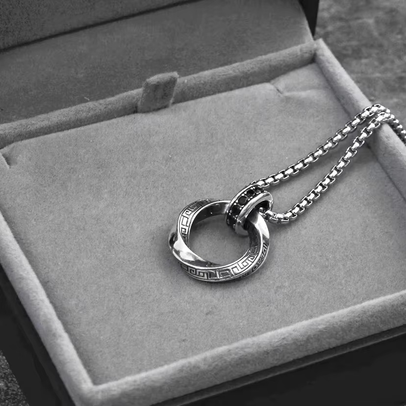 Nouveau collier en argent ster - 925 Sterling Silver Chain Necklace Men avis et prix