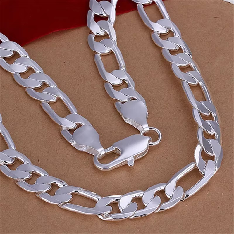 Collier en argent sterling 925 - Cuban Link Chain 12Mm avis et prix