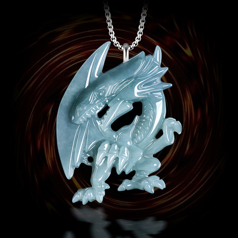 Collier pendentif dragon en ja - Necklaces avis et prix