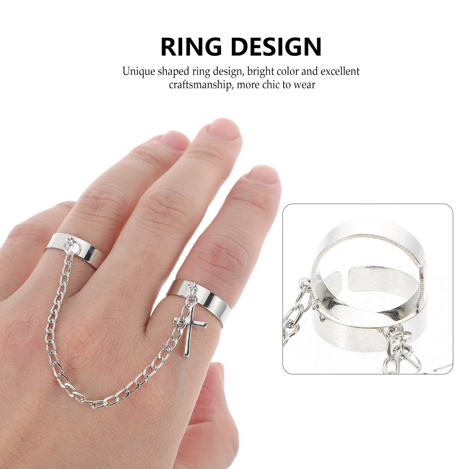 Ensemble de bagues de phalange - Vintage Punk Knuckle Rings Set avis et prix