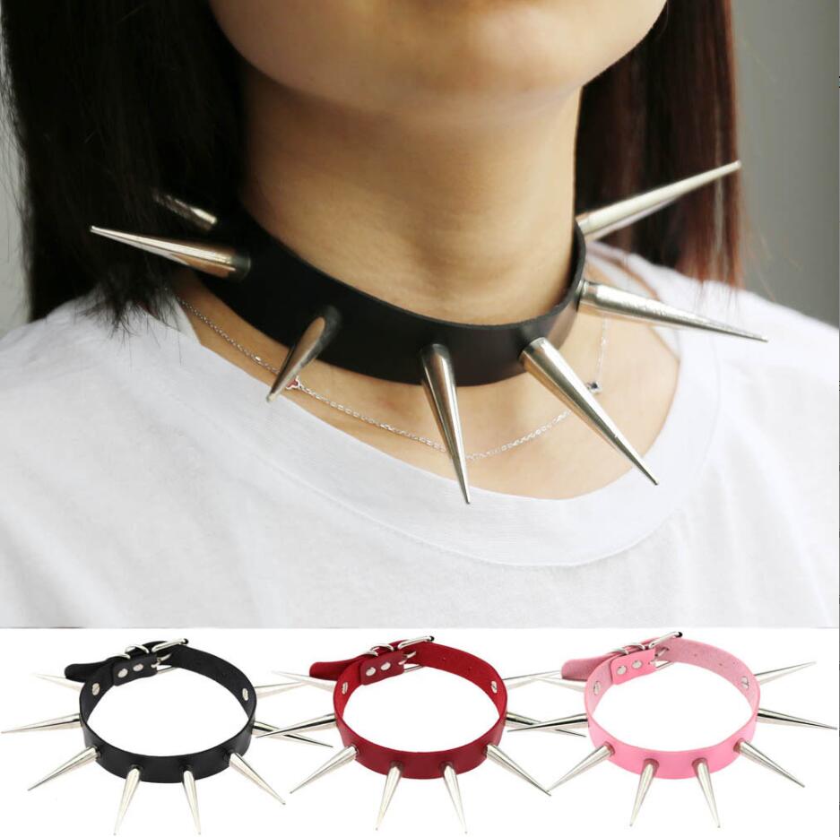 Emo Spike – collier ras du cou - Goth Punk Spike Choker avis et prix
