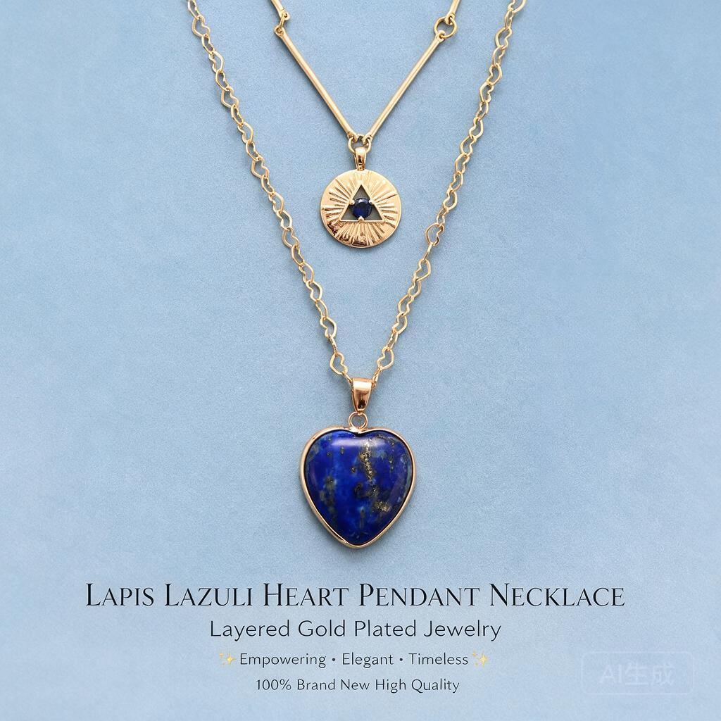 Colliers superposés, pendentif - Layered Pendant Necklace Aesthetic avis et prix