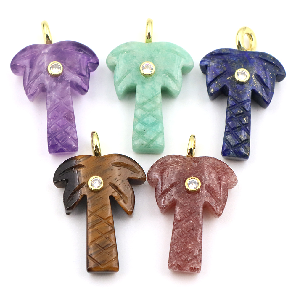 Pendentif en pierre naturelle  - Crystal Pendant Necklace Natural Stone avis et prix