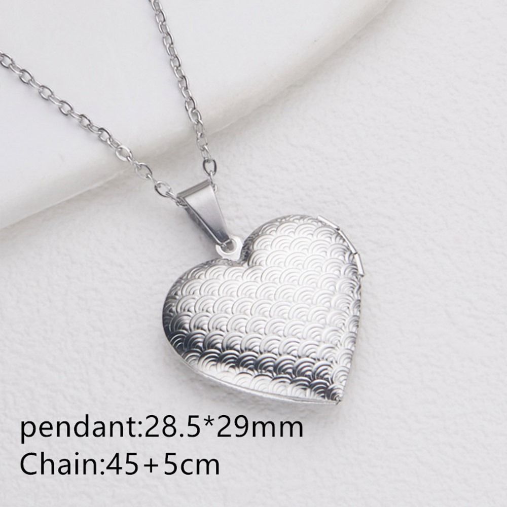 Collier Médaillon Photo, Coeur - Heart Locket Necklace Photo avis et prix